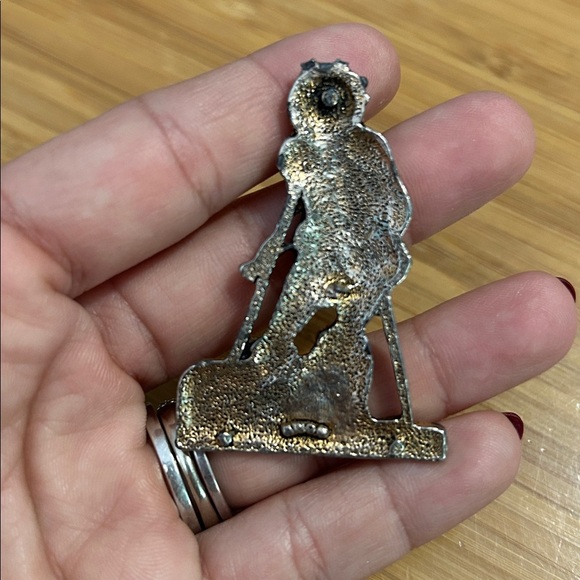 saint lazaro charm broken gold - Picture 2 of 3